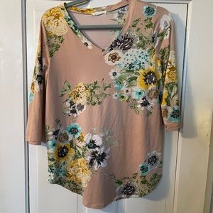 Rebb and J size med long sleeve tee